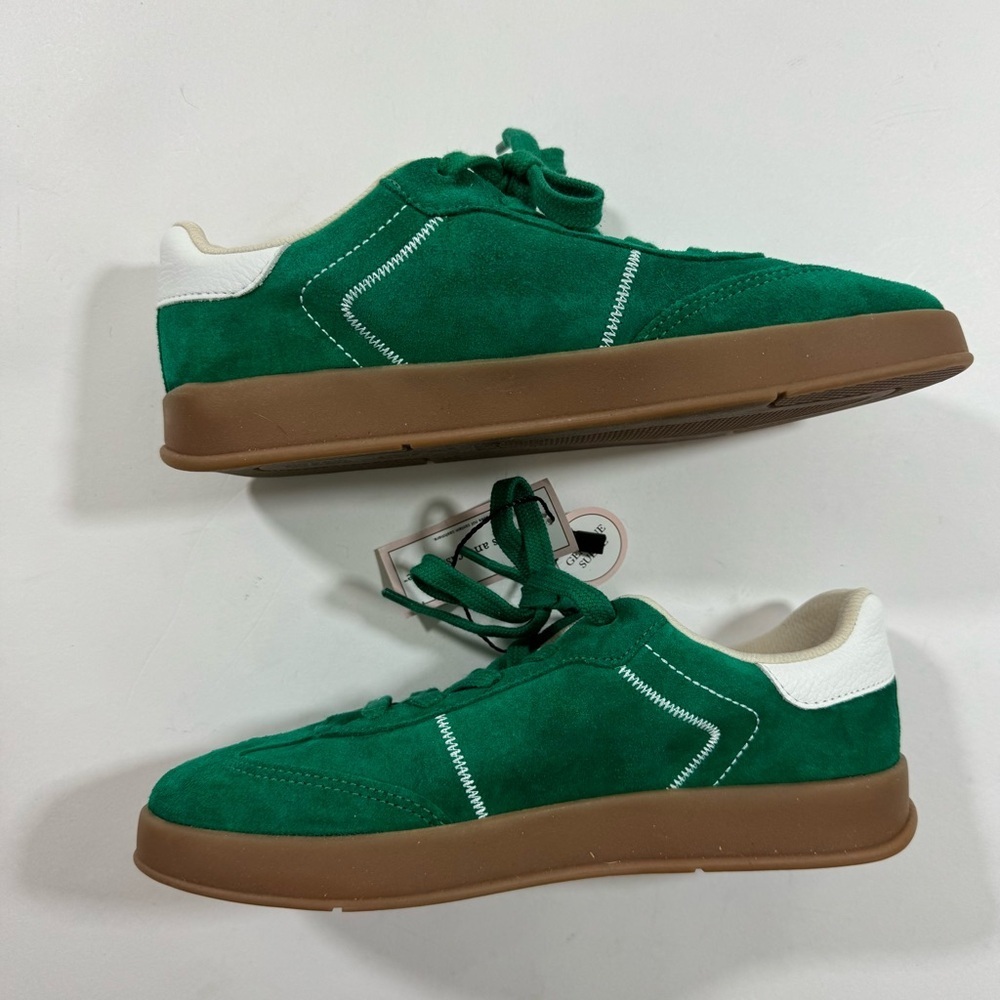 New Cupcakes And Cashmere Suede Sneakers Shoes Green - Picture 7 of 10